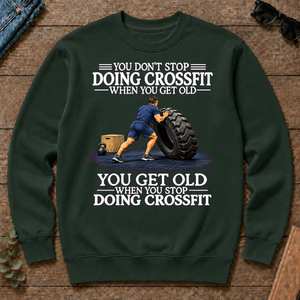 Old Man Don't Stop CrossFit - forest-green - CS2D-ForestGreen