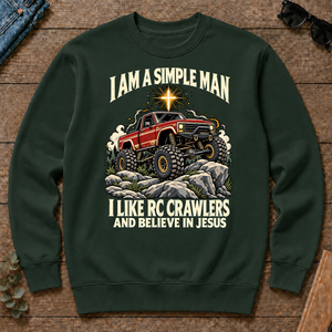 I Like RC Crawlers & Believe In Jesus - forest-green - CS2D-ForestGreen