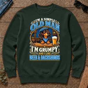 Funny I Like Beer & Dachshunds - forest-green - CS2D-ForestGreen
