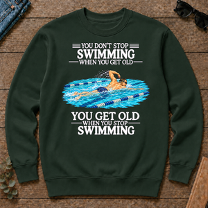 Old Man Don't Stop Swimming - forest-green - CS2D-ForestGreen