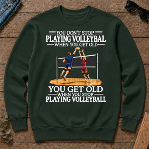 Old Man Don't Stop Volleyball - forest-green - CS2D-ForestGreen