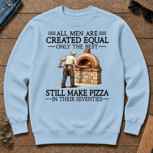 All Men Are Created Equal Only The Best Still Make Pizza 70s - light-blue - CS2D-LightBlue
