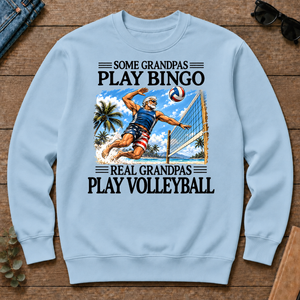 Some Grandpas Play Bingo Real Grandpas Play Volleyball - light-blue - CS2D-LightBlue