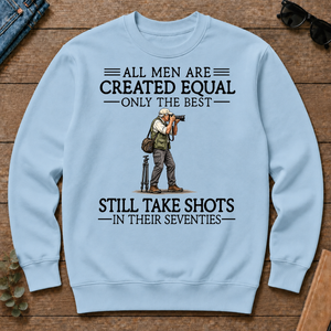 All Men Are Created Equal Only The Best Still Take Shots 70s - light-blue - CS2D-LightBlue