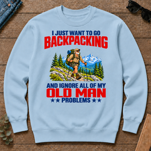 I Just Want To Go Backpacking - light-blue - CS2D-LightBlue