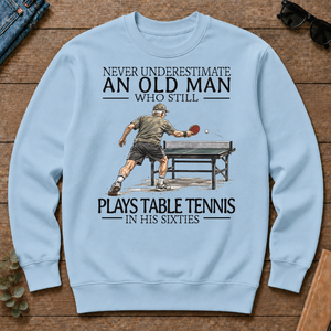 An Old Man Who Still Plays Table Tennis In His Sixties - light-blue - CS2D-LightBlue