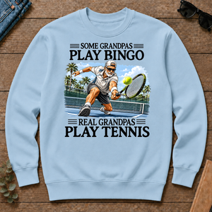 Some Grandpas Play Bingo Real Grandpas Play Tennis - light-blue - CS2D-LightBlue