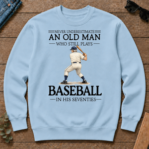 An Old Man Who Still Plays Baseball In His Seventies - light-blue - CS2D-LightBlue