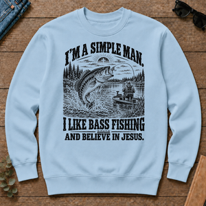 I like Bass Fishing Believe In Jesus - light-blue - CS2D-LightBlue
