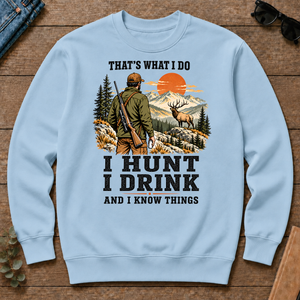 I Hunt I Drink And I Know Things - light-blue - CS2D-LightBlue