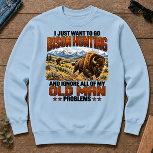 I Just Want To Bison Hunting - light-blue - CS2D-LightBlue