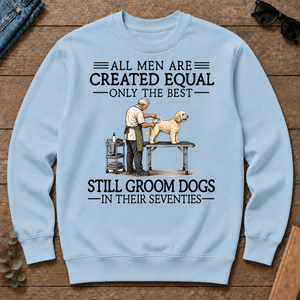 All Men Are Created Equal Only The Best Still Groom Dogs 70s - light-blue - CS2D-LightBlue