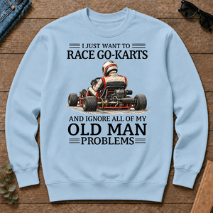 I Just Want To Race Go-Karts - light-blue - CS2D-LightBlue