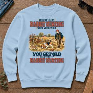 You Get Old When You Stop Rabbit Hunting With Beagle - light-blue - CS2D-LightBlue