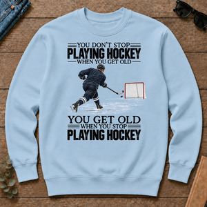Vintage You Get Old When You Stop Playing Hockey - light-blue - CS2D-LightBlue