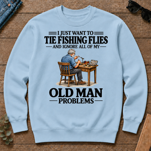 I Just Want To Tie Fishing Flies - light-blue - CS2D-LightBlue