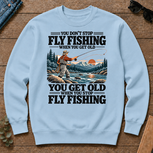 You Get Old When You Stop Fly Fishing - light-blue - CS2D-LightBlue