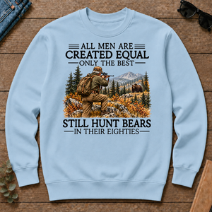 All Men Are Created Equal Bear Hunting 80s - light-blue - CS2D-LightBlue