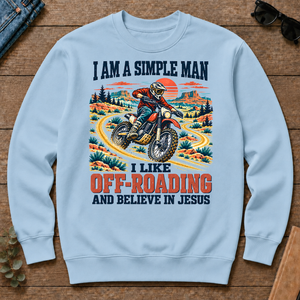 I Like Off-roading And Believe In Jesus - light-blue - CS2D-LightBlue