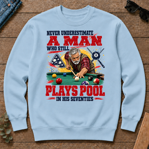 A Man Still Plays Pool In His 70s - light-blue - CS2D-LightBlue