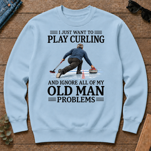 I Just Want To Play Curling - light-blue - CS2D-LightBlue