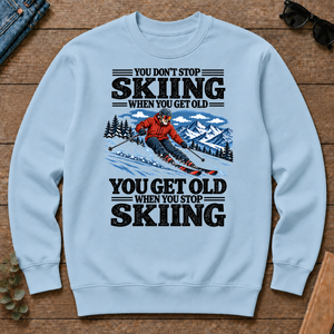You Get Old When You Stop Skiing - light-blue - CS2D-LightBlue