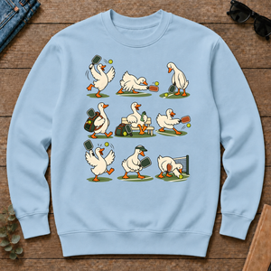 Funny Ducks Playing Pickleball - light-blue - CS2D-LightBlue