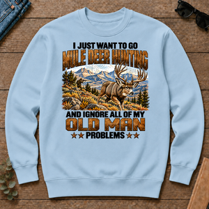 I Just Want To Go Mule Deer Hunting - light-blue - CS2D-LightBlue