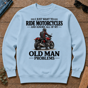 I Just Want To Ride Motorcycles - light-blue - CS2D-LightBlue
