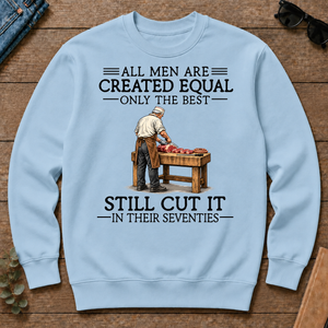 All Men Are Created Equal Only The Best Still Cut It 70s - light-blue - CS2D-LightBlue
