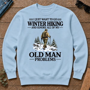 I Just Want To Go Winter Hiking - light-blue - CS2D-LightBlue