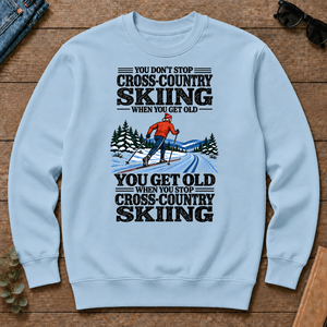 You Get Old When You Stop Cross-Country Skiing - light-blue - CS2D-LightBlue