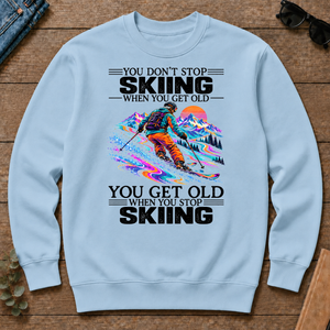 Psychedelic You Get Old When You Stop Skiing - light-blue - CS2D-LightBlue
