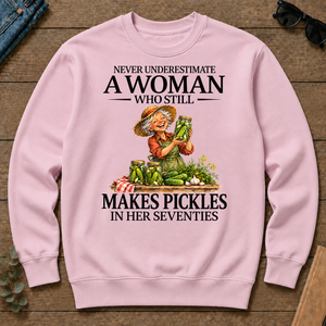 Funny A Woman Still Makes Pickles In Her Seventies - light-pink - CS2D-LightPink