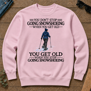 Don't Stop Going Snowshoeing Woman - light-pink - CS2D-LightPink