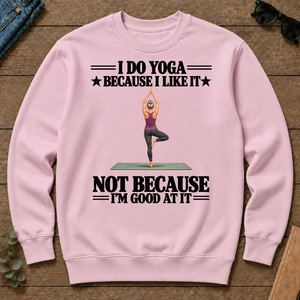 I Do Yoga Because I Like It - light-pink - CS2D-LightPink