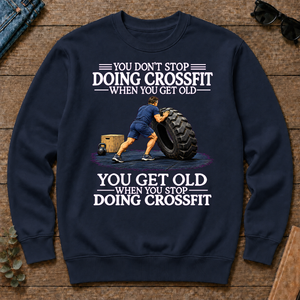 Old Man Don't Stop CrossFit - navy - CS2D-Navy