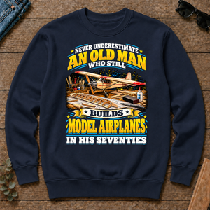 Yellow An Old Man Still Builds Model Airplanes In His Seventies - navy - CS2D-Navy