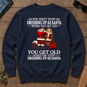 Old Man Don't Stop Dressing Up as Santa - navy - CS2D-Navy