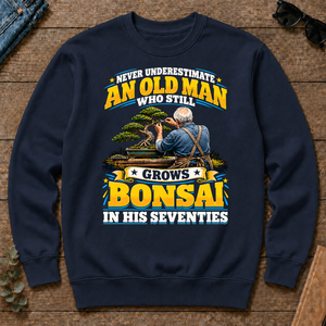 Yellow An Old Man Still Grows Bonsai In His Seventies - navy - CS2D-Navy