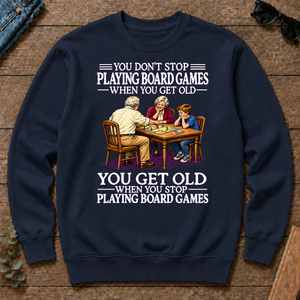 Old Man Don't Stop Playing Board Games - navy - CS2D-Navy