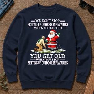 Old Man Don't Stop Setting Up Outfoor Inflatables - navy - CS2D-Navy