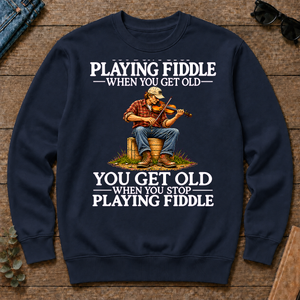 Old Man Don't Stop Playing Playing Fiddle - navy - CS2D-Navy