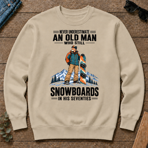 Never Underestimate An Old Man Snowboards In His 70s - sand - CS2D-Sand
