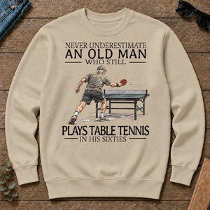 An Old Man Who Still Plays Table Tennis In His Sixties - sand - CS2D-Sand
