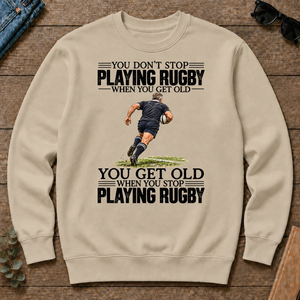 Vintage You Get Old When You Stop Playing Rugby - sand - CS2D-Sand