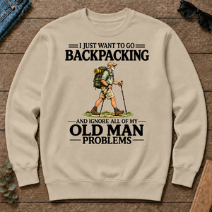I Just Want To Go Backpacking Vintage - sand - CS2D-Sand