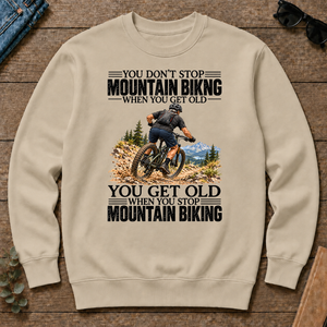 Vintage You Get Old When You Stop Mountain Biking - sand - CS2D-Sand