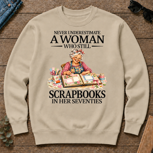 Funny A Woman Still Scrapbooks In Her Seventies - sand - CS2D-Sand