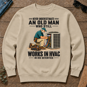 An Old Man Still Works In HVAC In His 70s - sand - CS2D-Sand